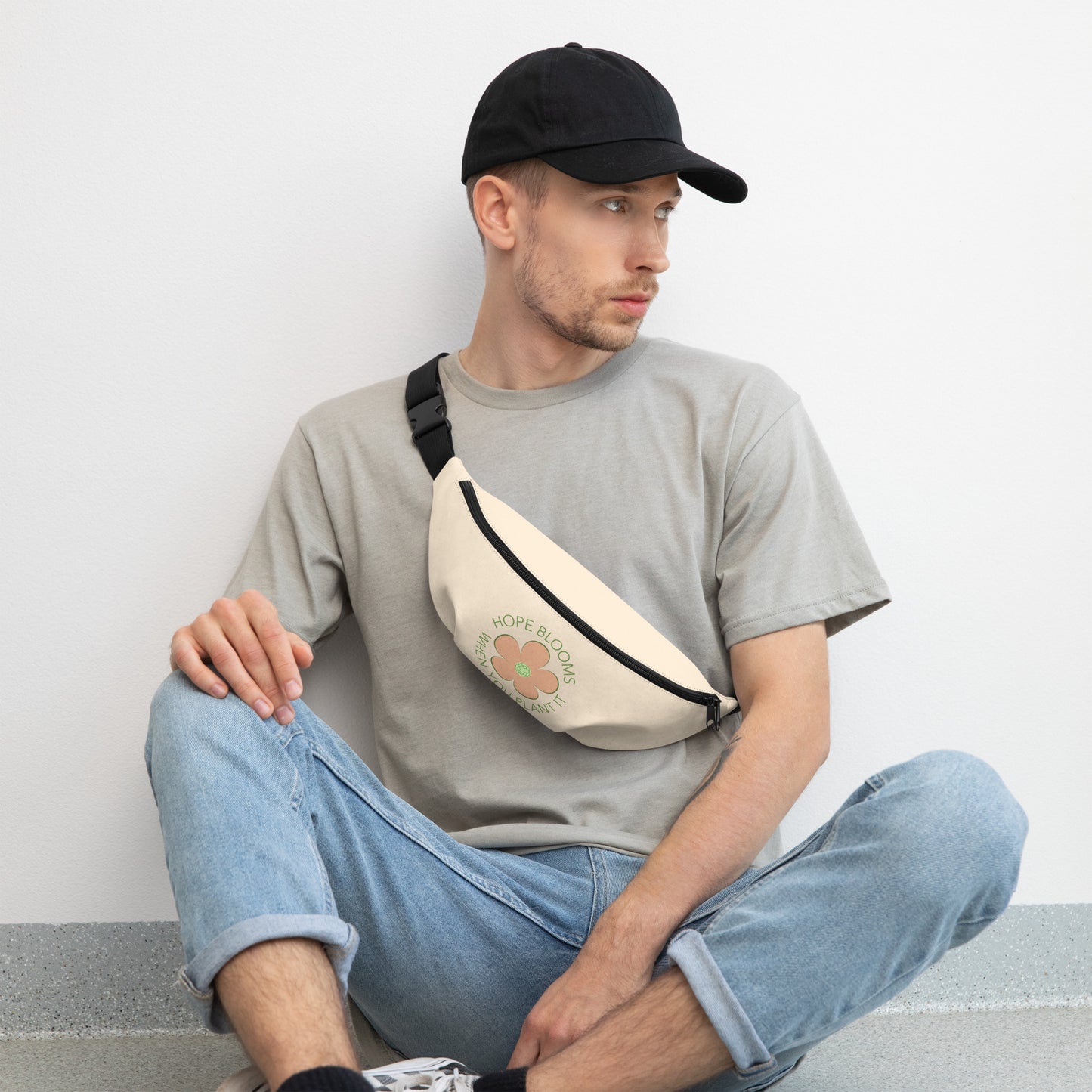 Hope Blooms Belt Bag