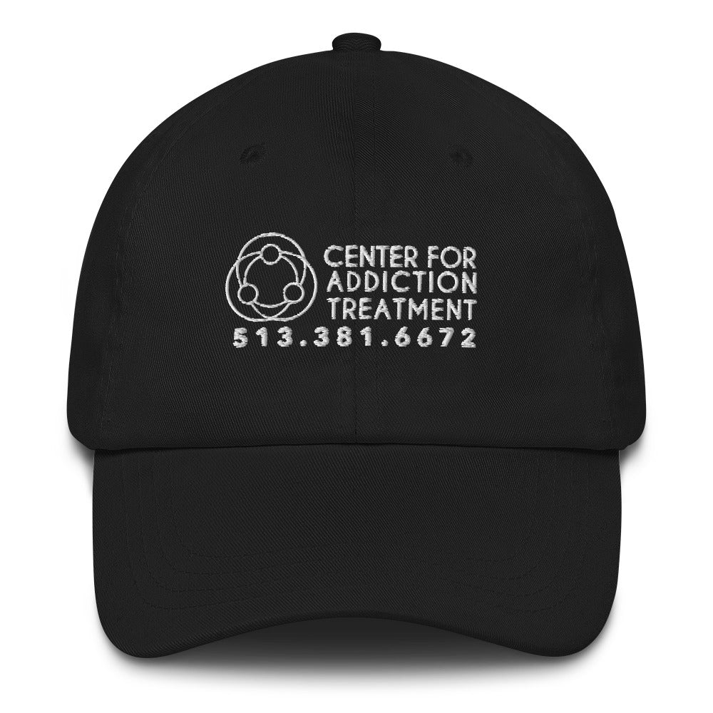 CAT White Logo Cap