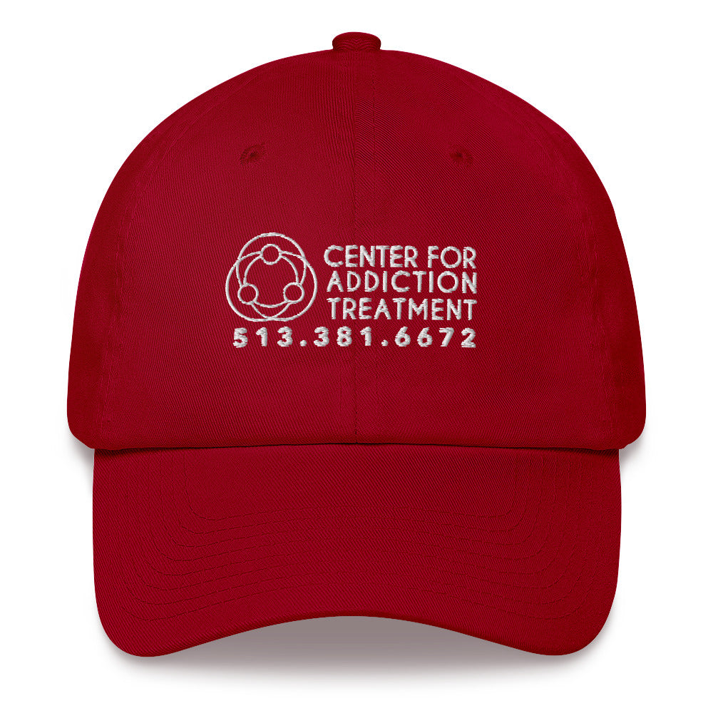 CAT White Logo Cap