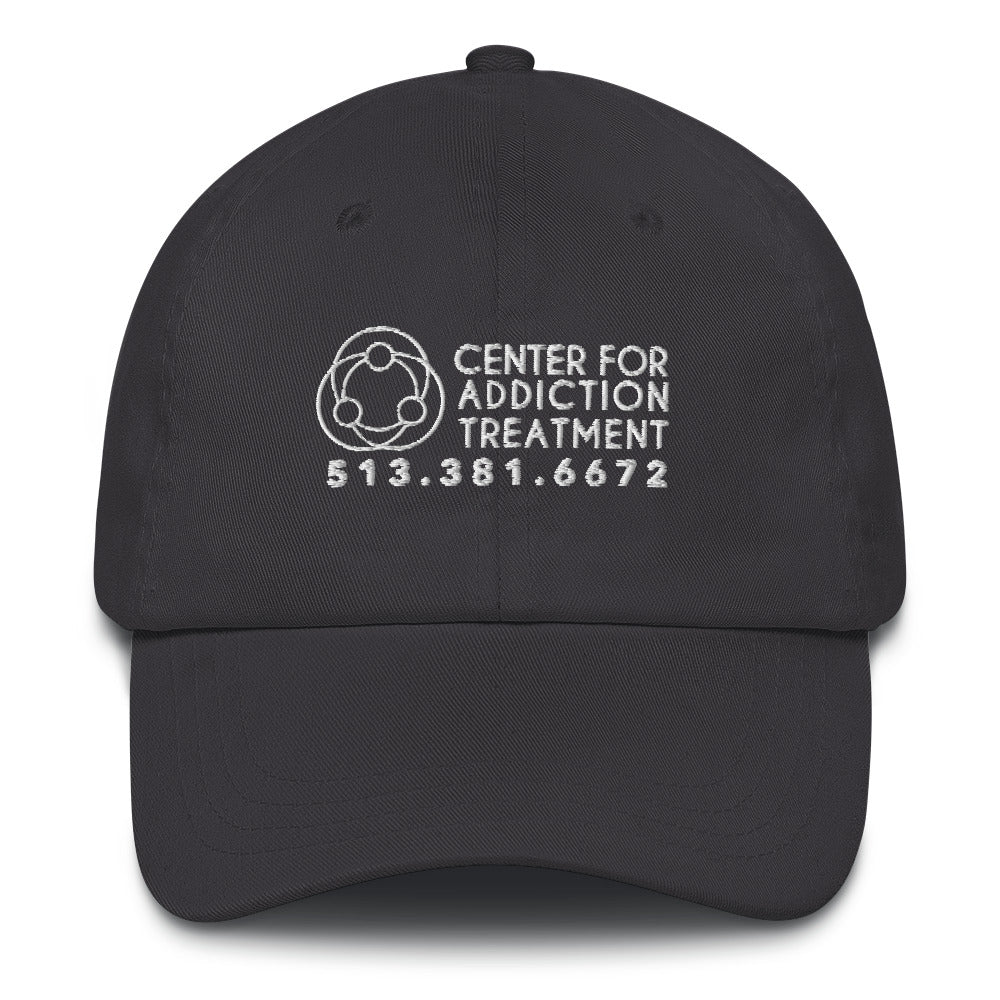CAT White Logo Cap