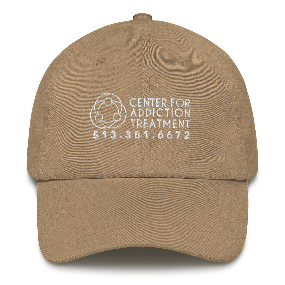 CAT White Logo Cap