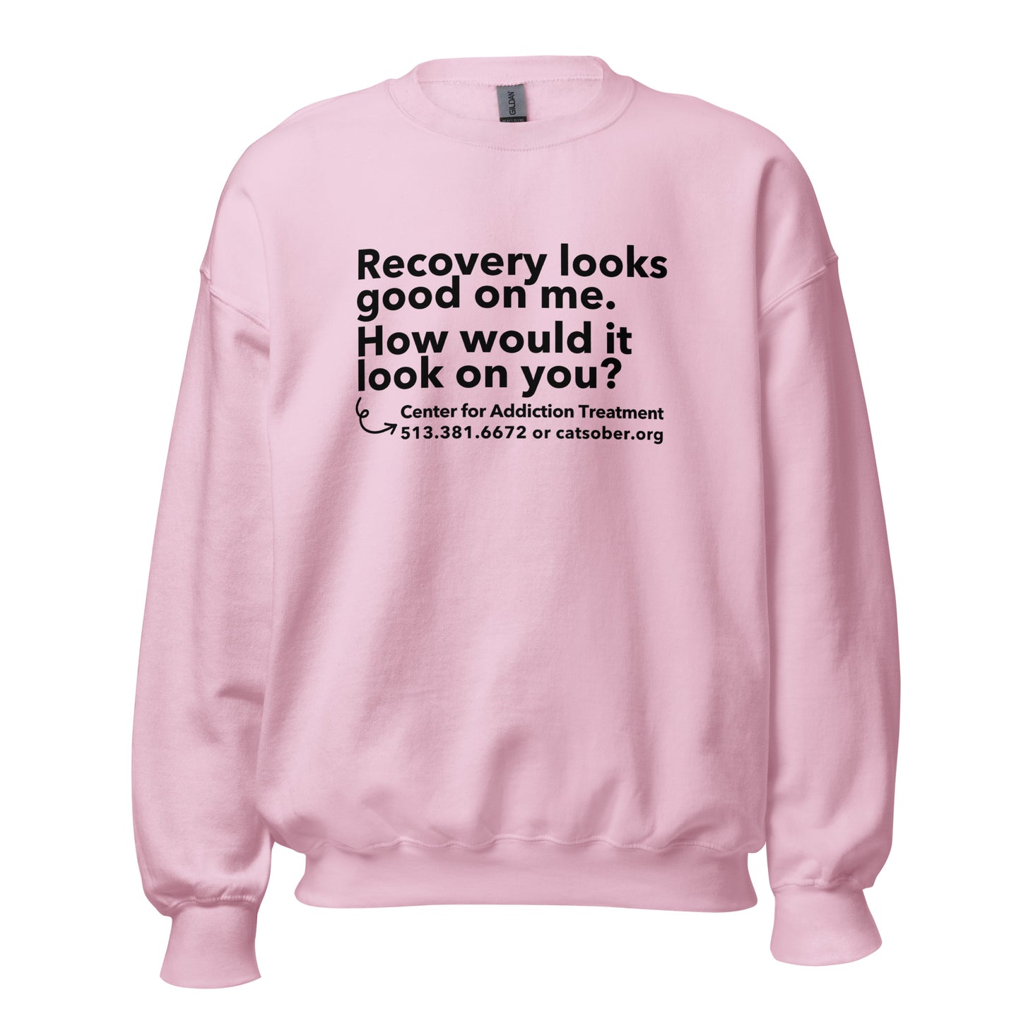 Recovery Looks Good Sweatshirt (Dark Text Version)
