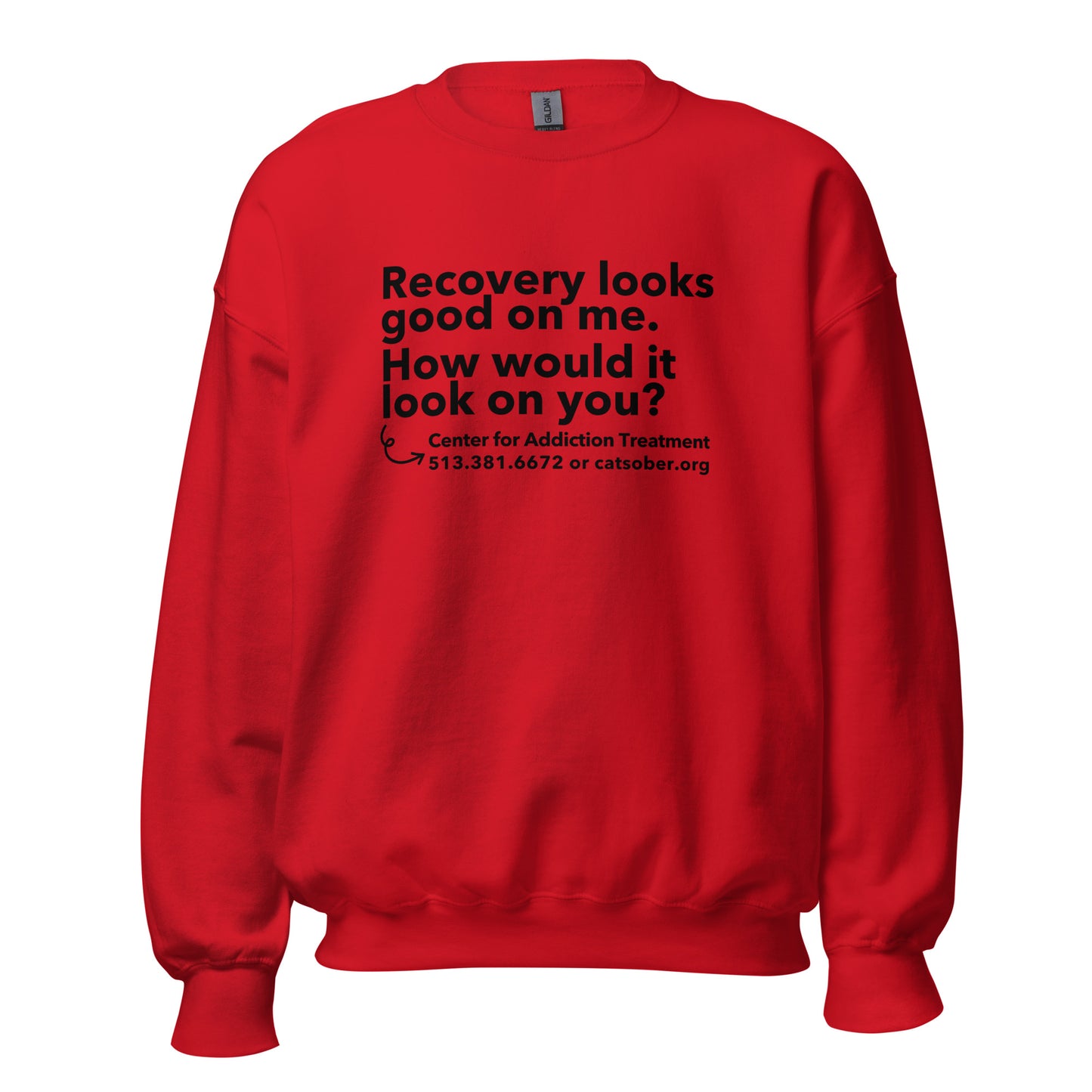 Recovery Looks Good Sweatshirt (Dark Text Version)