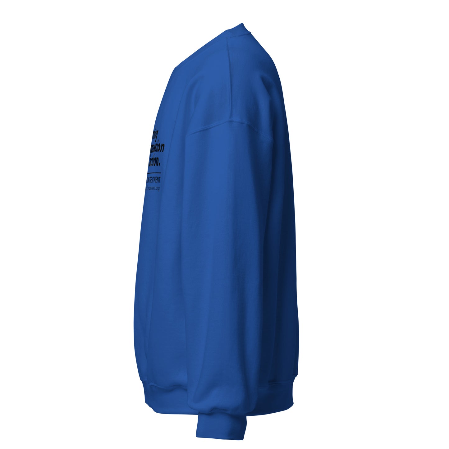 Compassion to Action Sweatshirt (Dark Text Version)