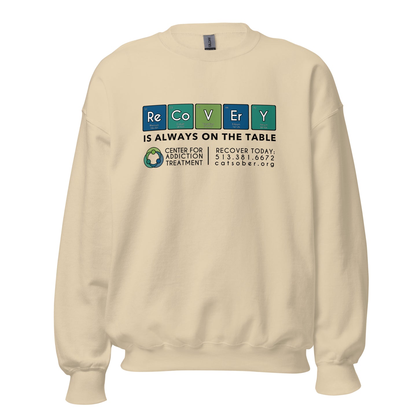 Recovery Table Sweatshirt (Dark Text Version)