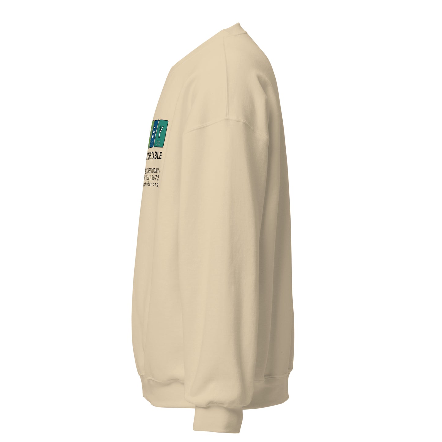 Recovery Table Sweatshirt (Dark Text Version)