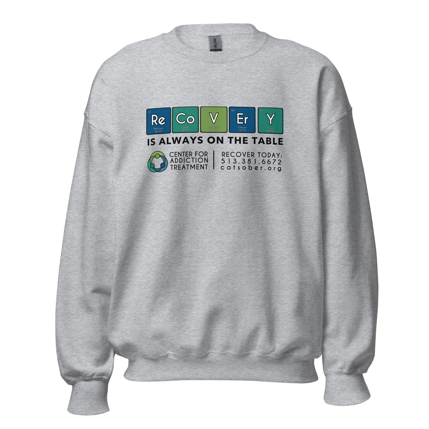 Recovery Table Sweatshirt (Dark Text Version)
