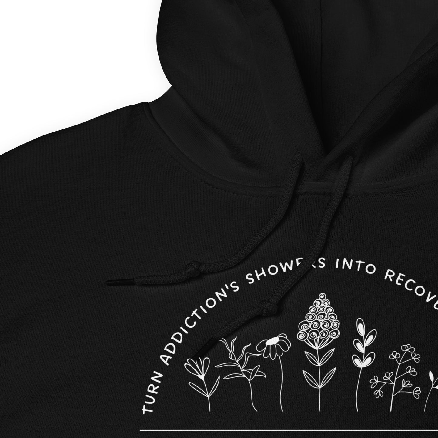 Showers to Flowers Hoodie (Light Text Version)