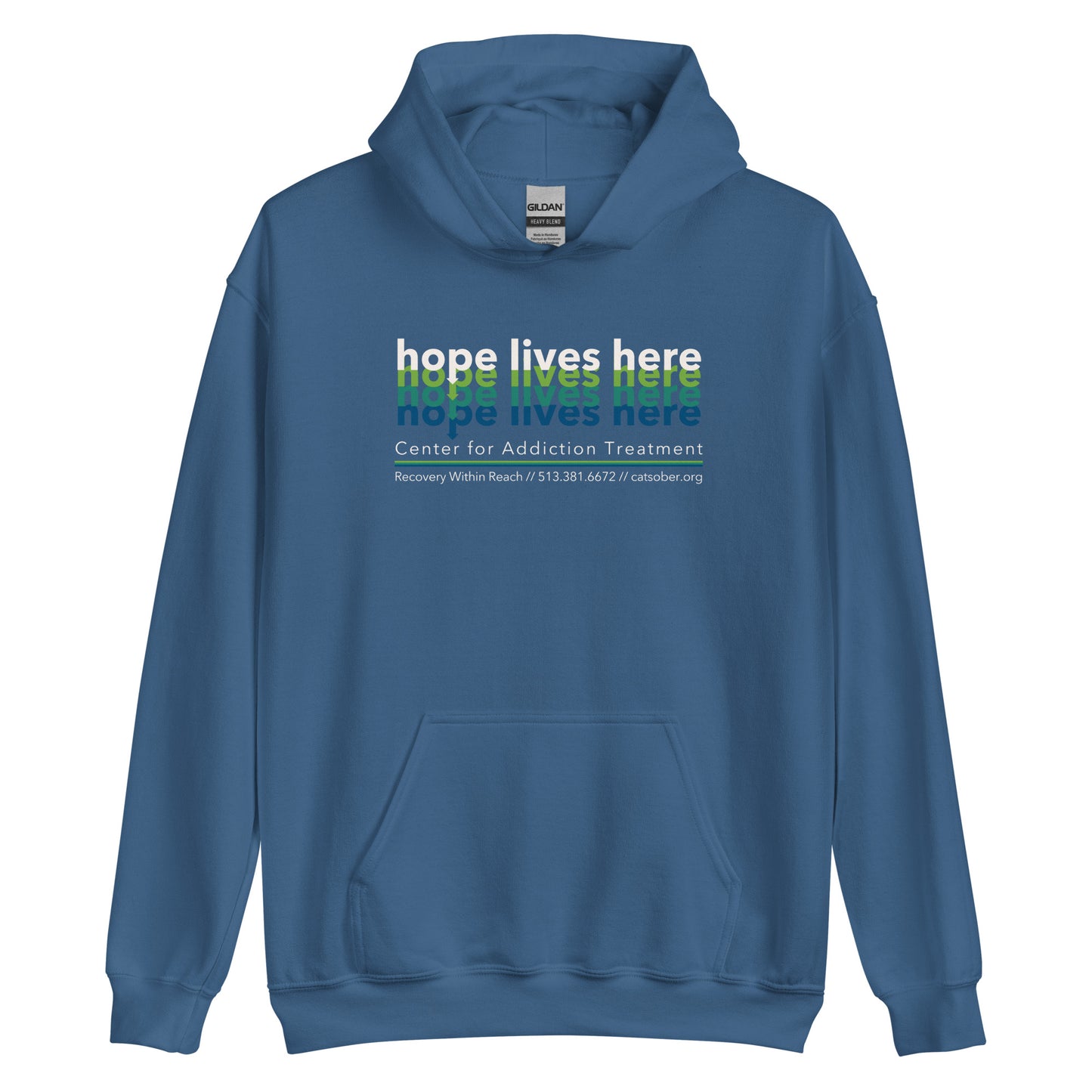 Hope Lives Here Hoodie (Light Text Version)