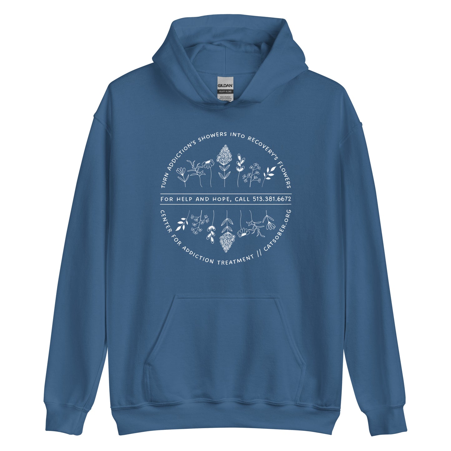 Showers to Flowers Hoodie (Light Text Version)
