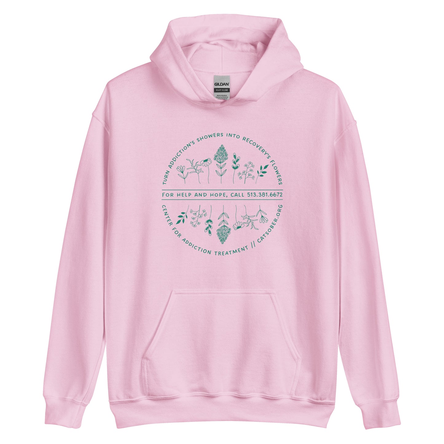 Showers to Flowers Hoodie (Dark Text Design)