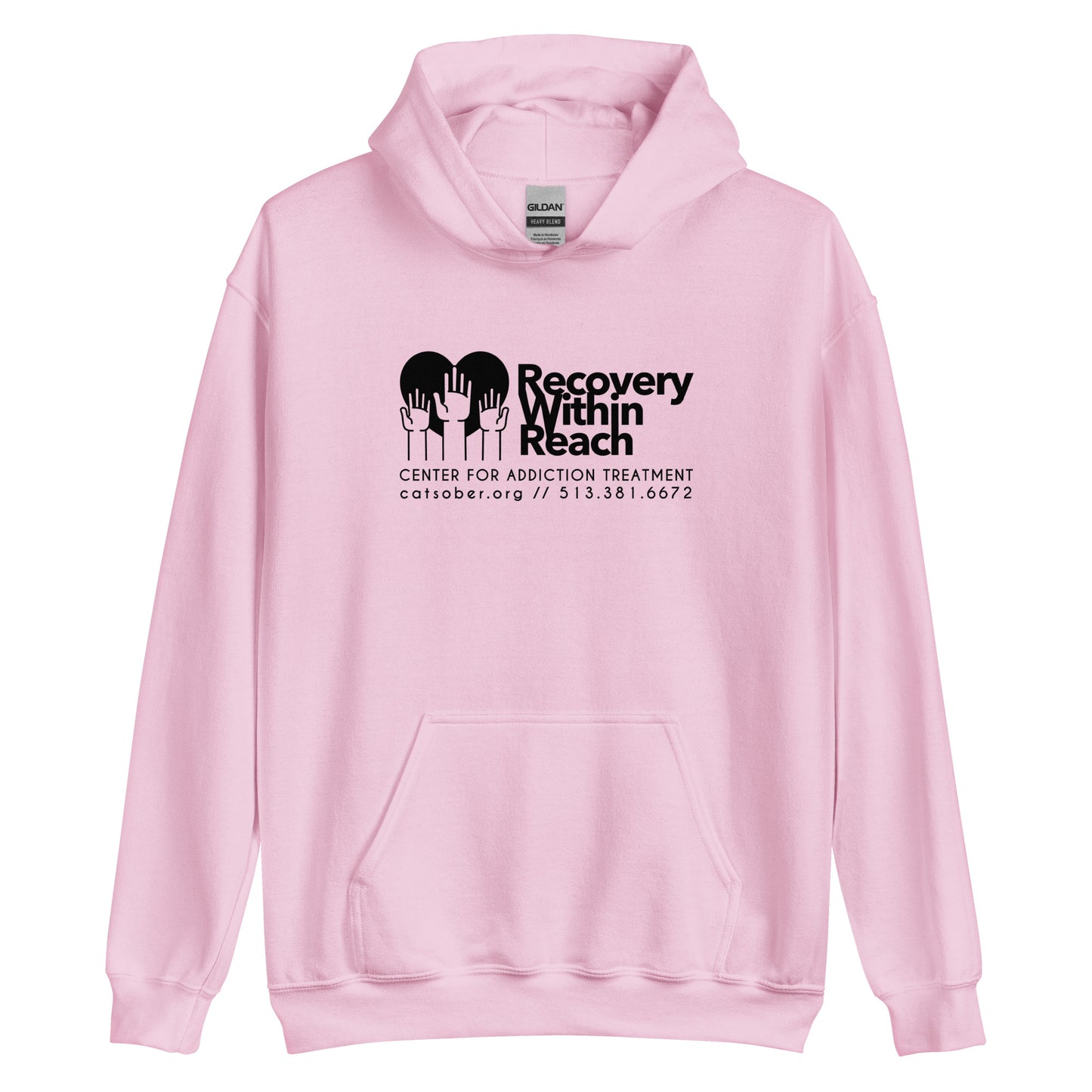 Recovery Within Reach Hoodie (Dark Text Version)