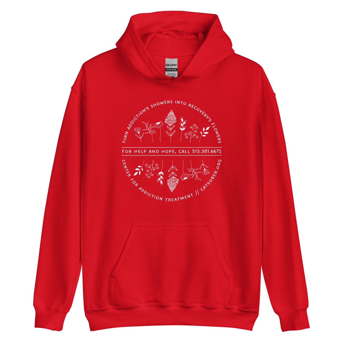 Showers to Flowers Hoodie (Light Text Version)