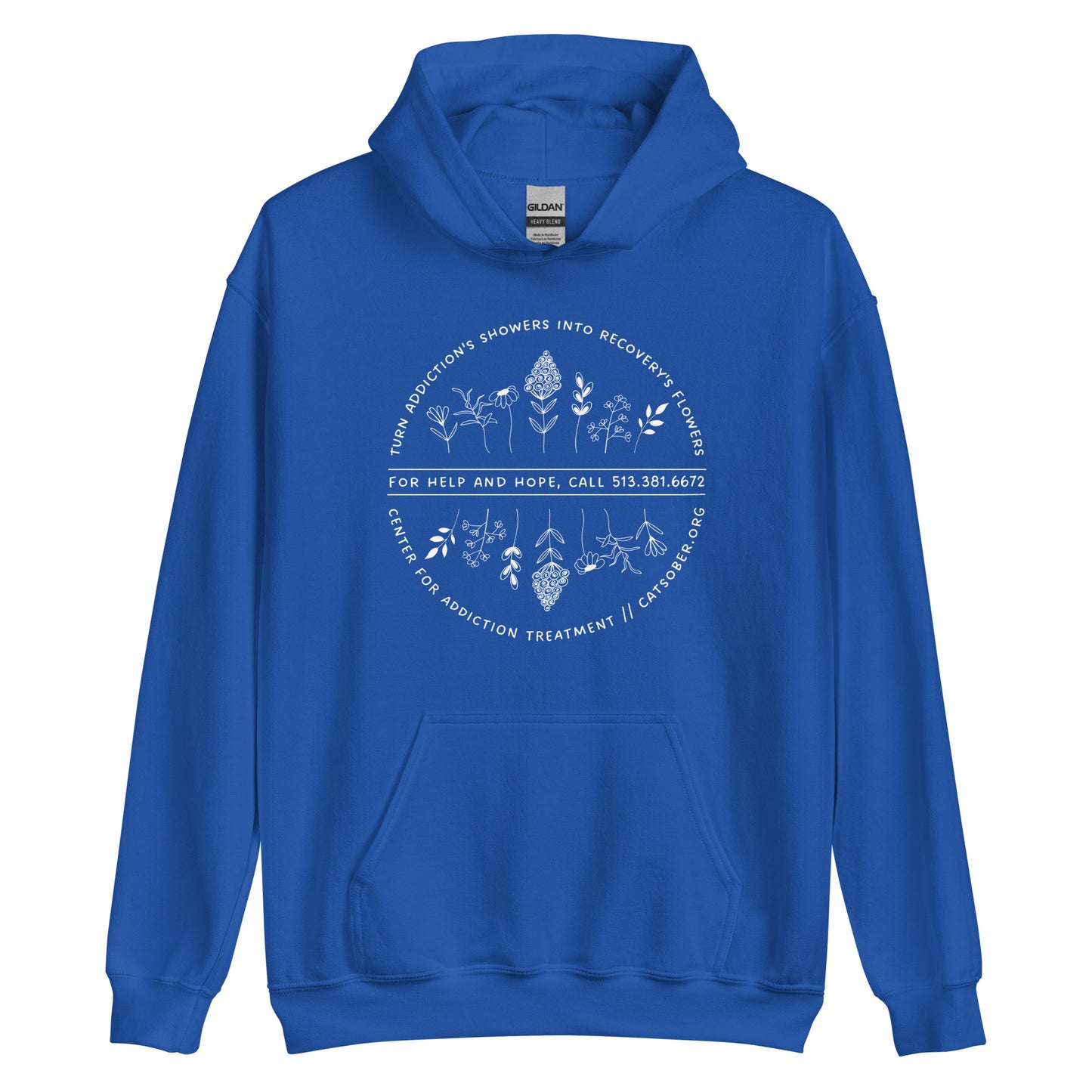 Showers to Flowers Hoodie (Light Text Version)