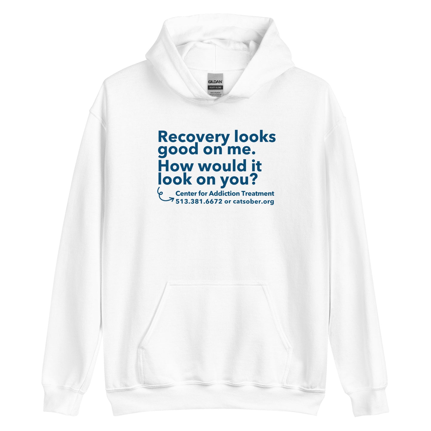 Recovery Looks Good Hoodie (Dark Text Version)