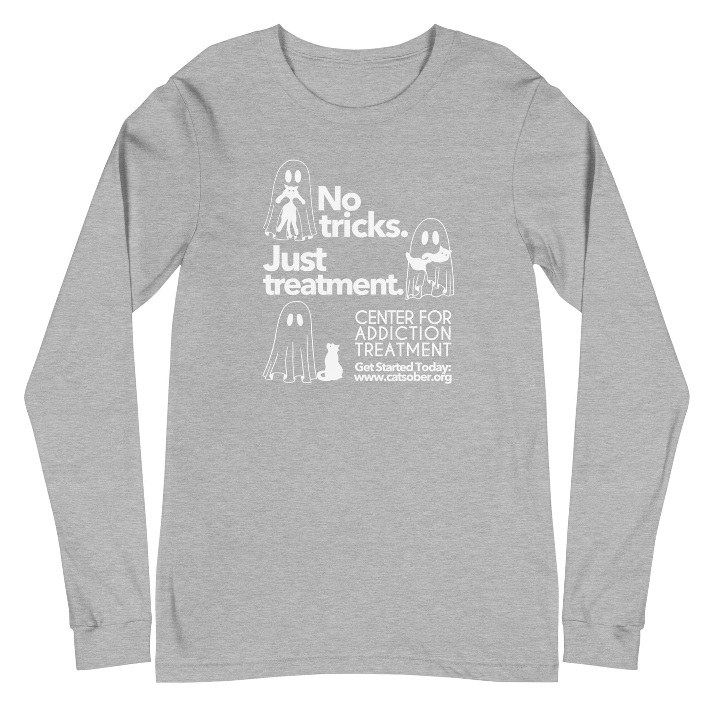 Trick or Treatment Light Text Version Long Sleeve Tee