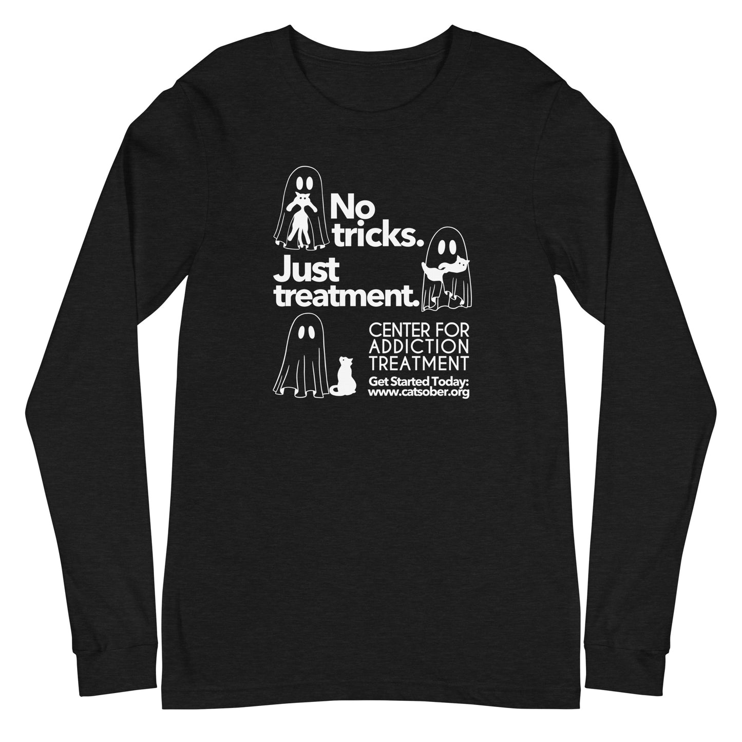 Trick or Treatment Light Text Version Long Sleeve Tee