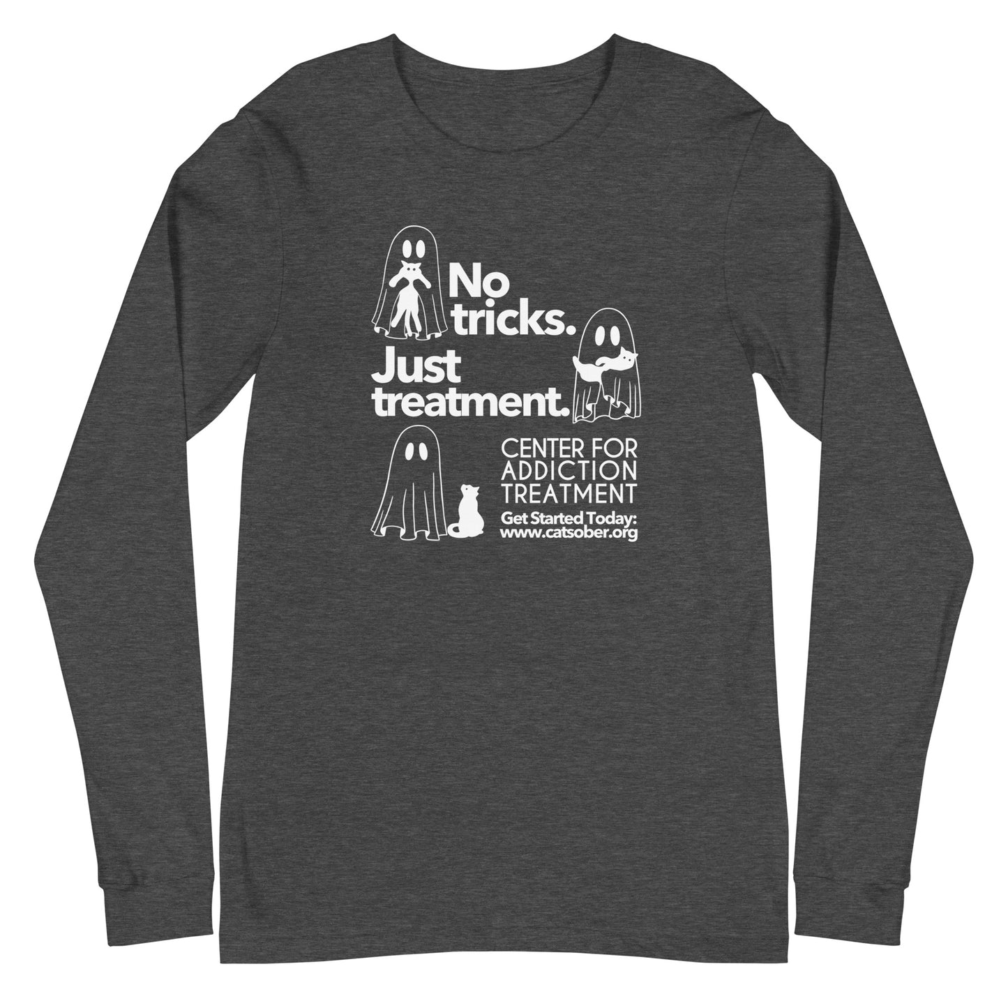 Trick or Treatment Light Text Version Long Sleeve Tee