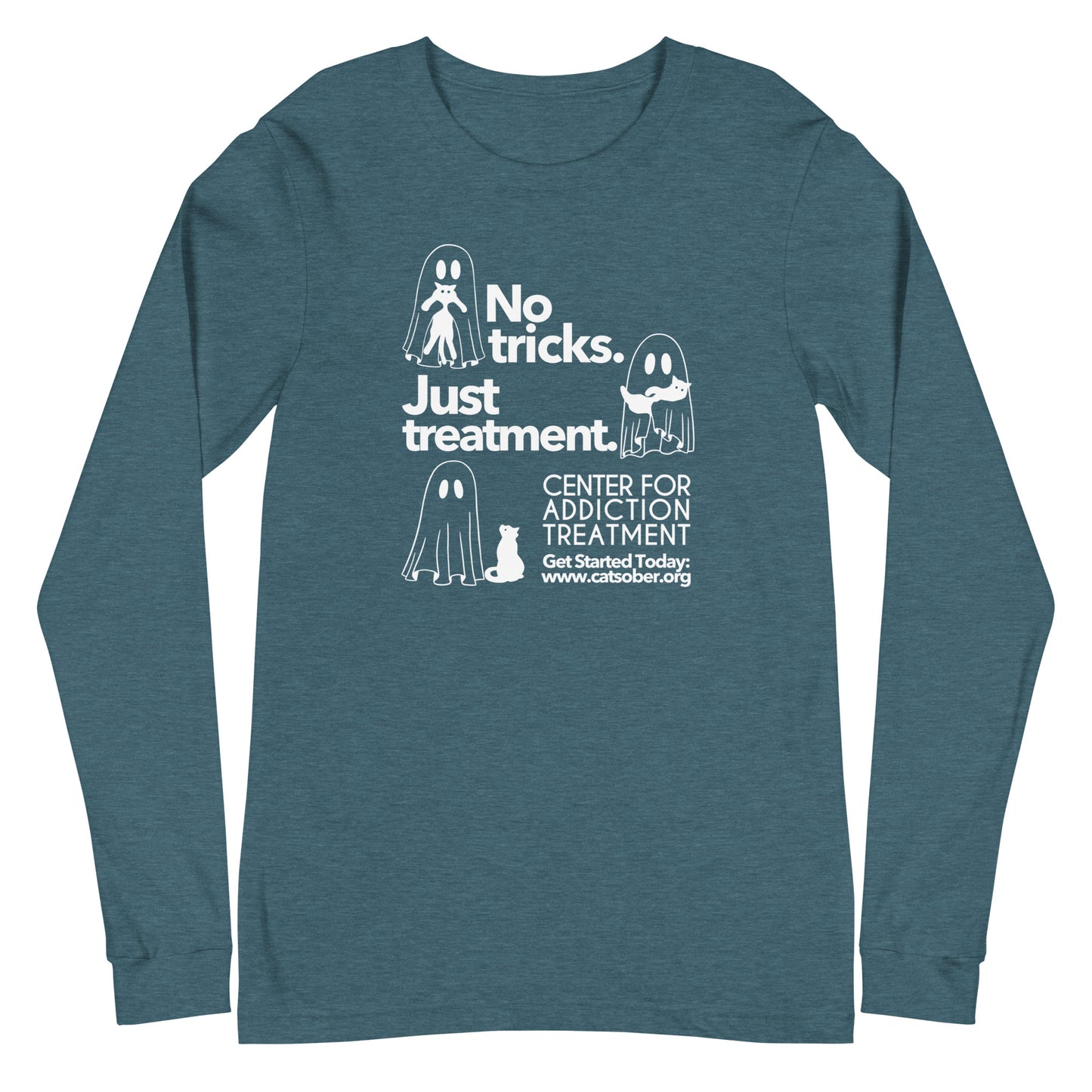 Trick or Treatment Light Text Version Long Sleeve Tee