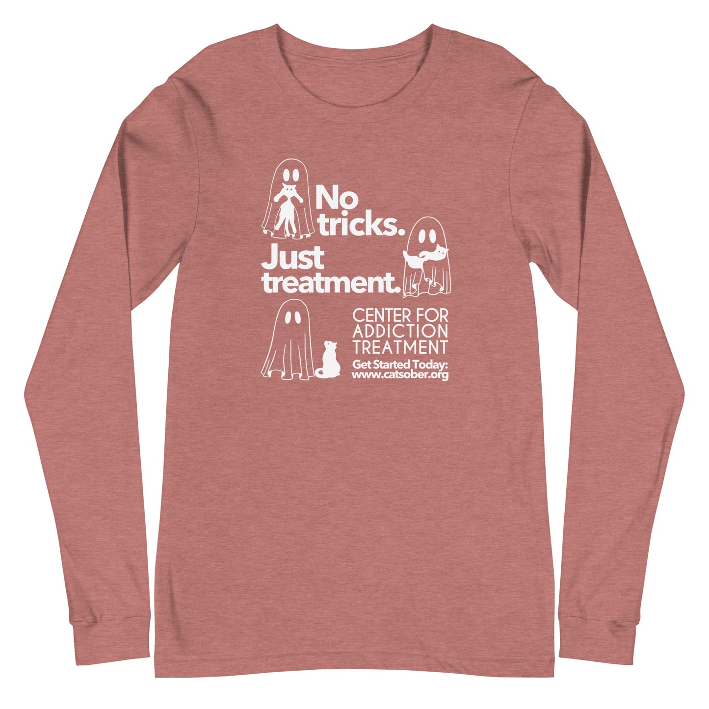 Trick or Treatment Light Text Version Long Sleeve Tee