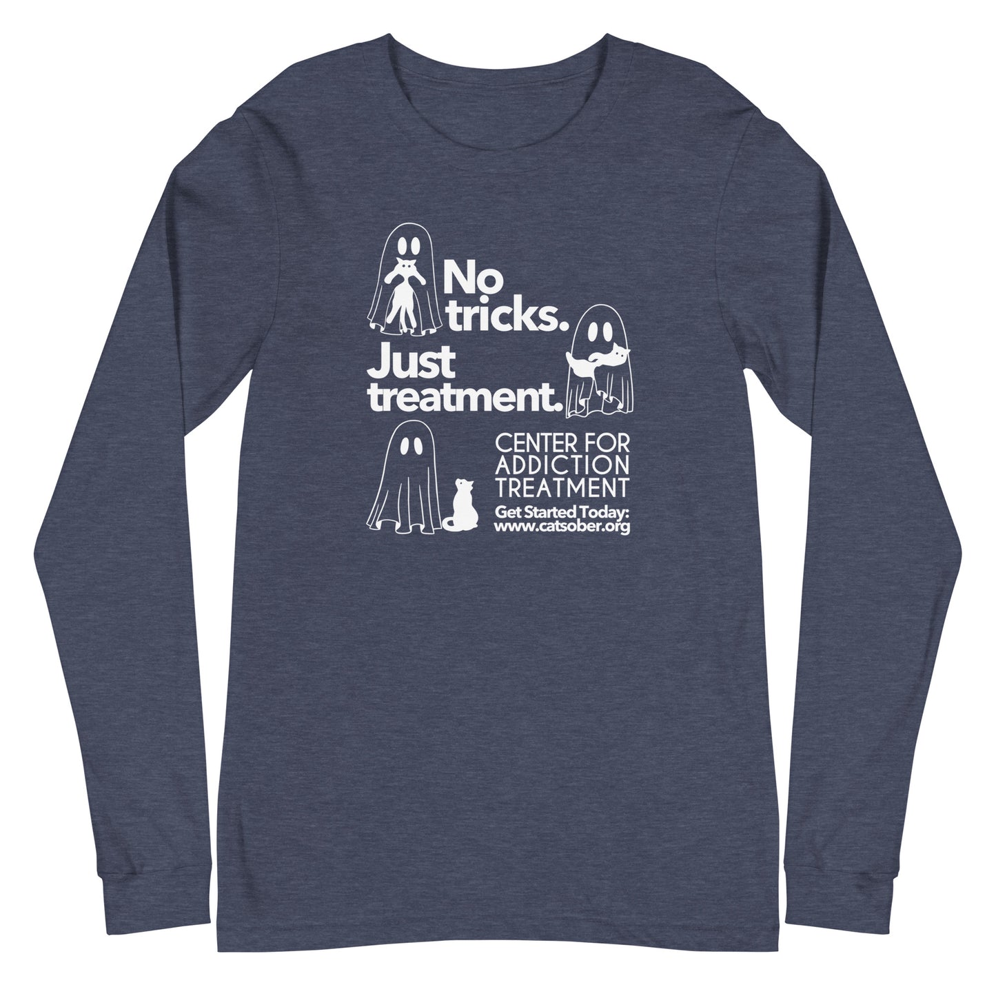 Trick or Treatment Light Text Version Long Sleeve Tee