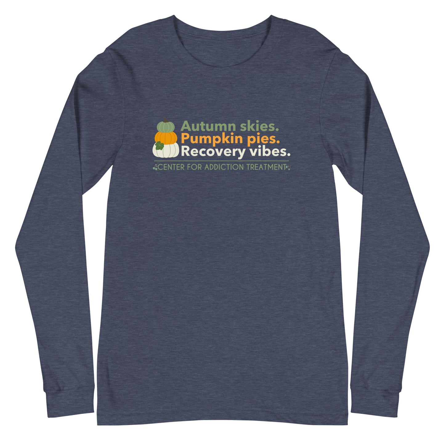 Pumpkin Stack Long Sleeve Tee