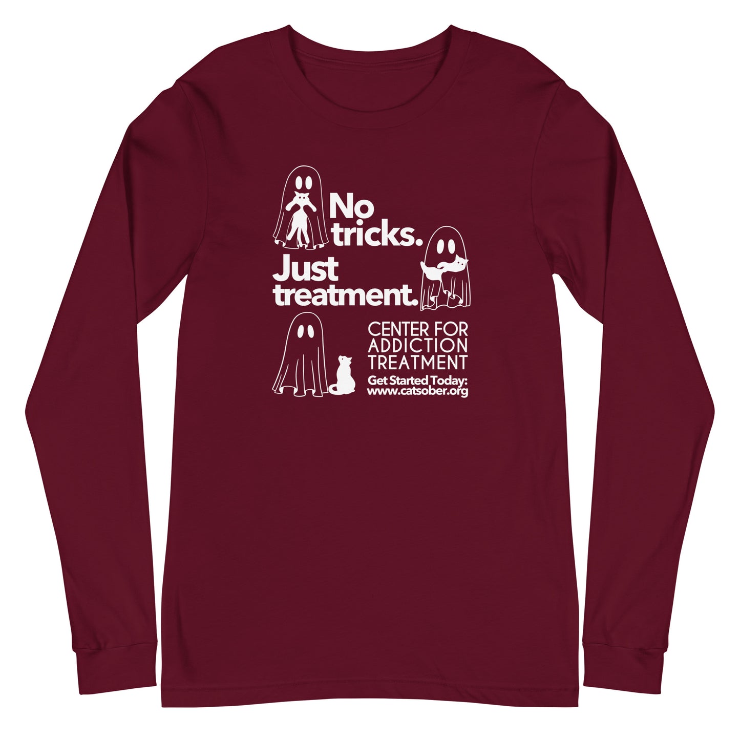 Trick or Treatment Light Text Version Long Sleeve Tee