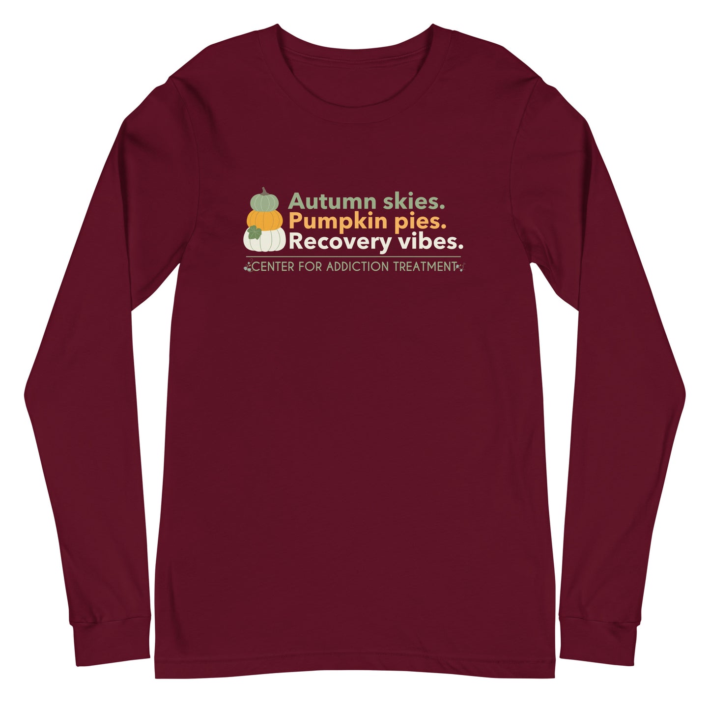Pumpkin Stack Long Sleeve Tee
