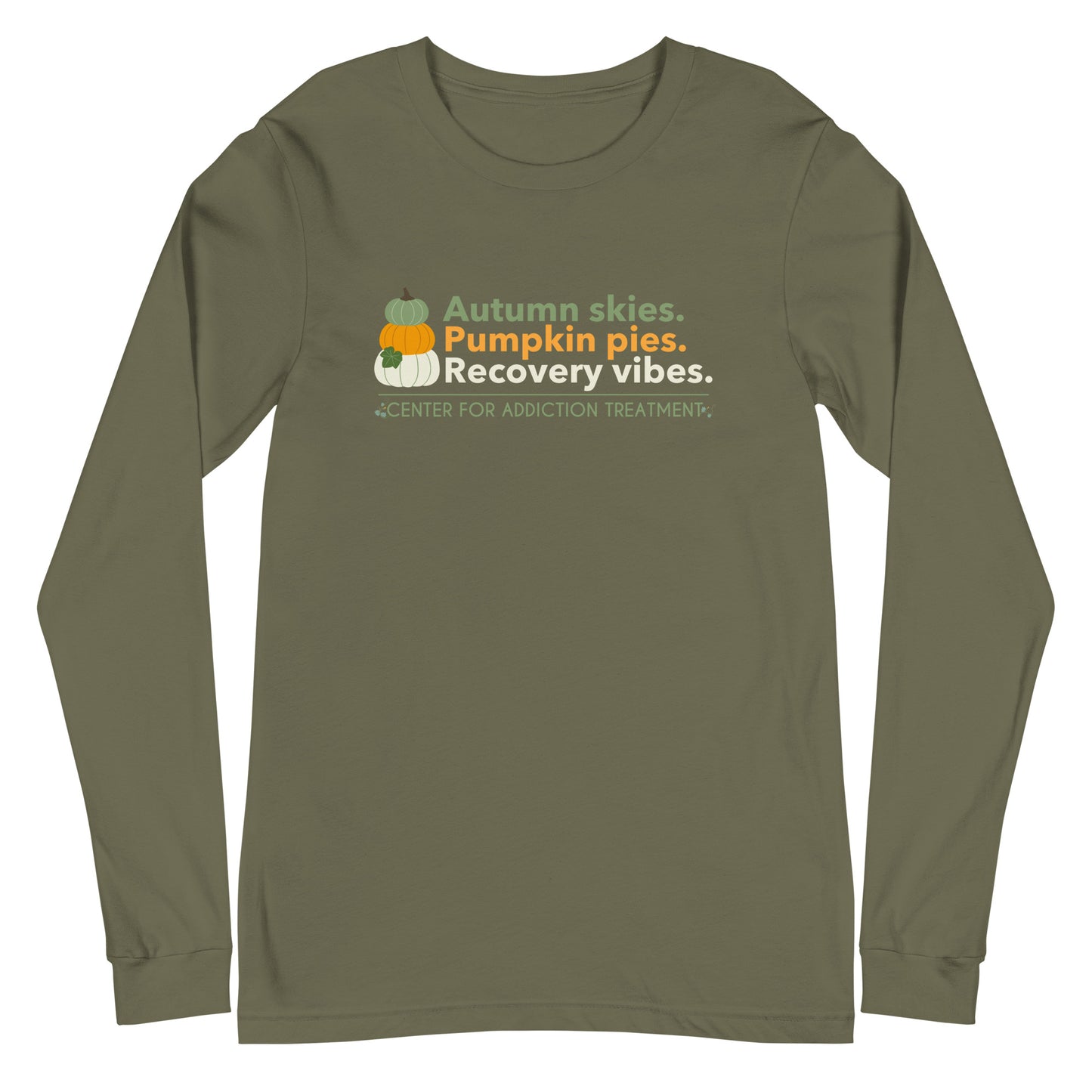 Pumpkin Stack Long Sleeve Tee