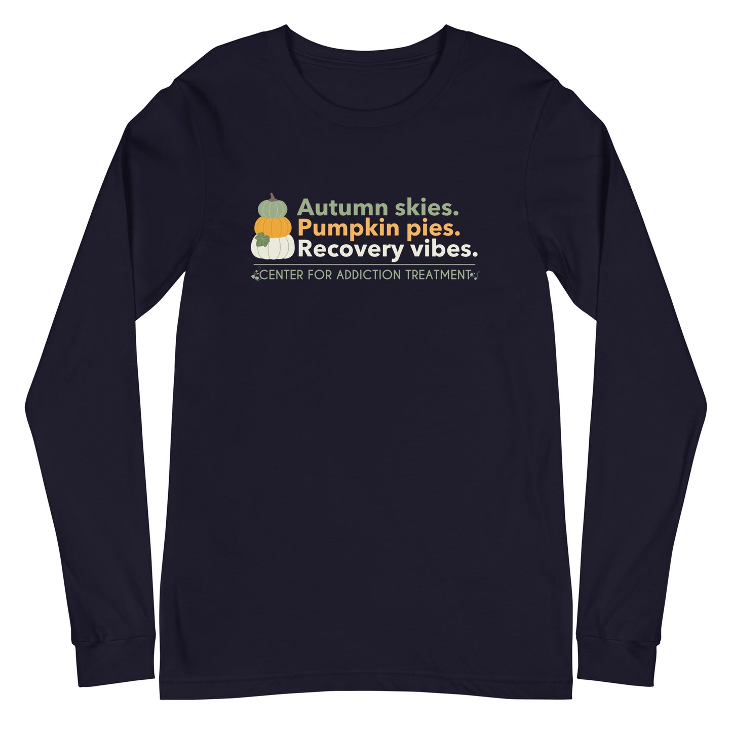 Pumpkin Stack Long Sleeve Tee