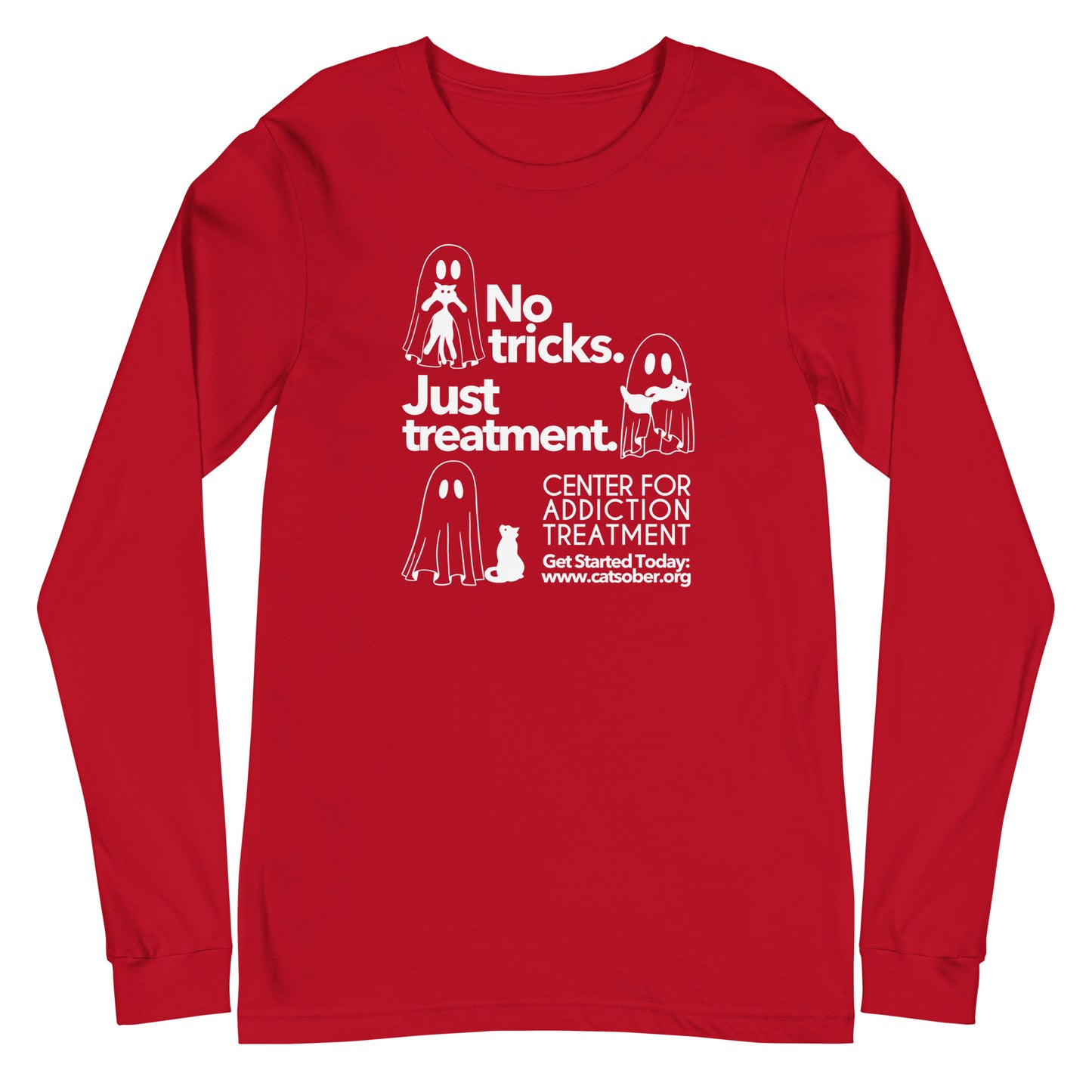 Trick or Treatment Light Text Version Long Sleeve Tee