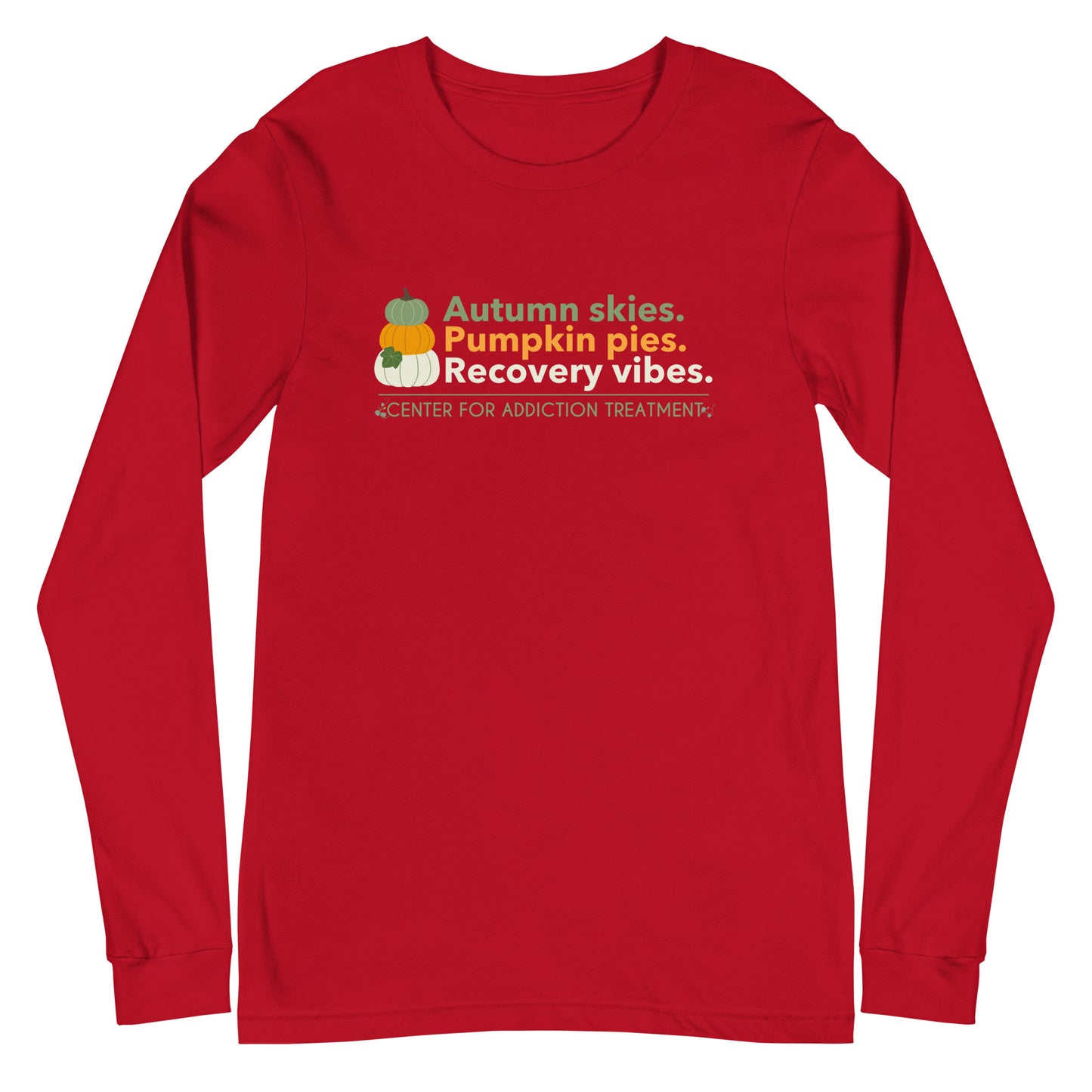 Pumpkin Stack Long Sleeve Tee