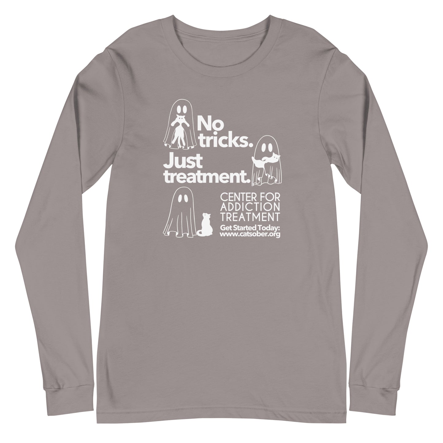 Trick or Treatment Light Text Version Long Sleeve Tee