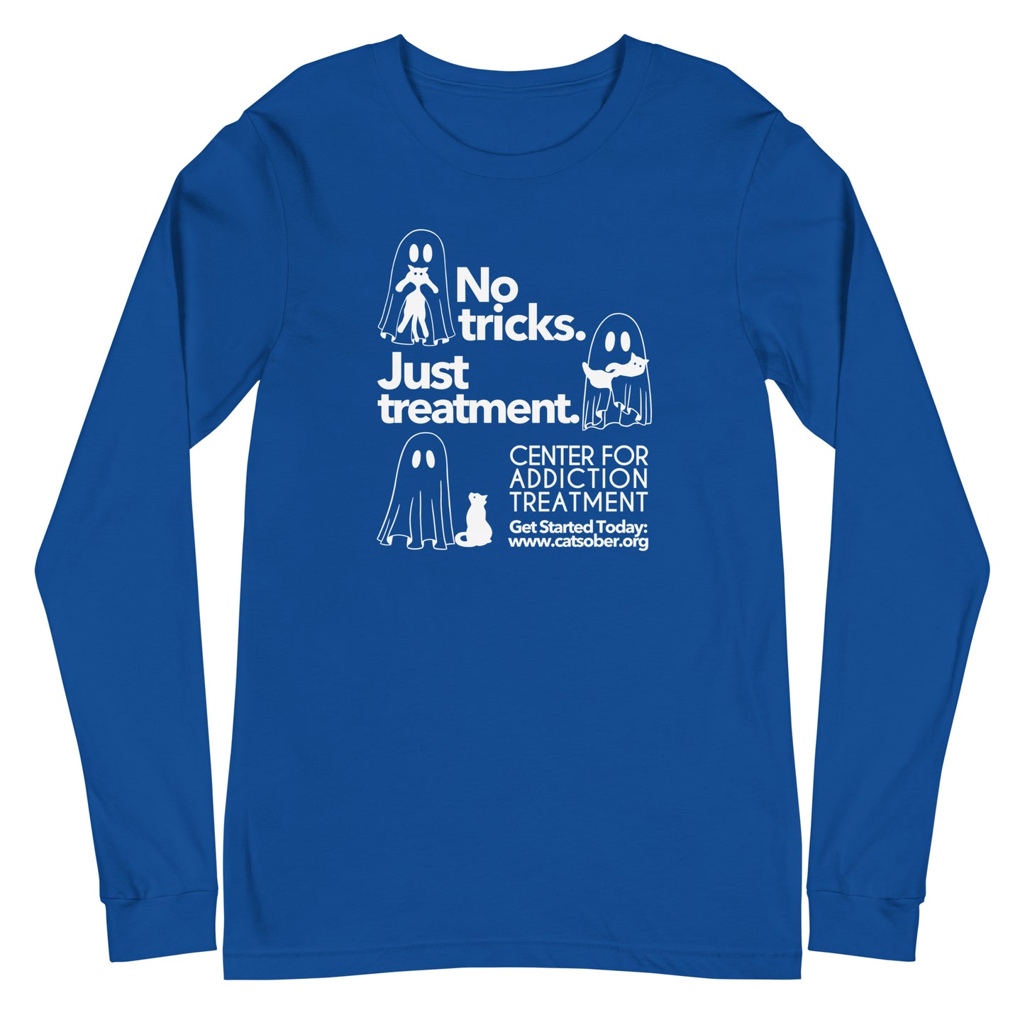 Trick or Treatment Light Text Version Long Sleeve Tee