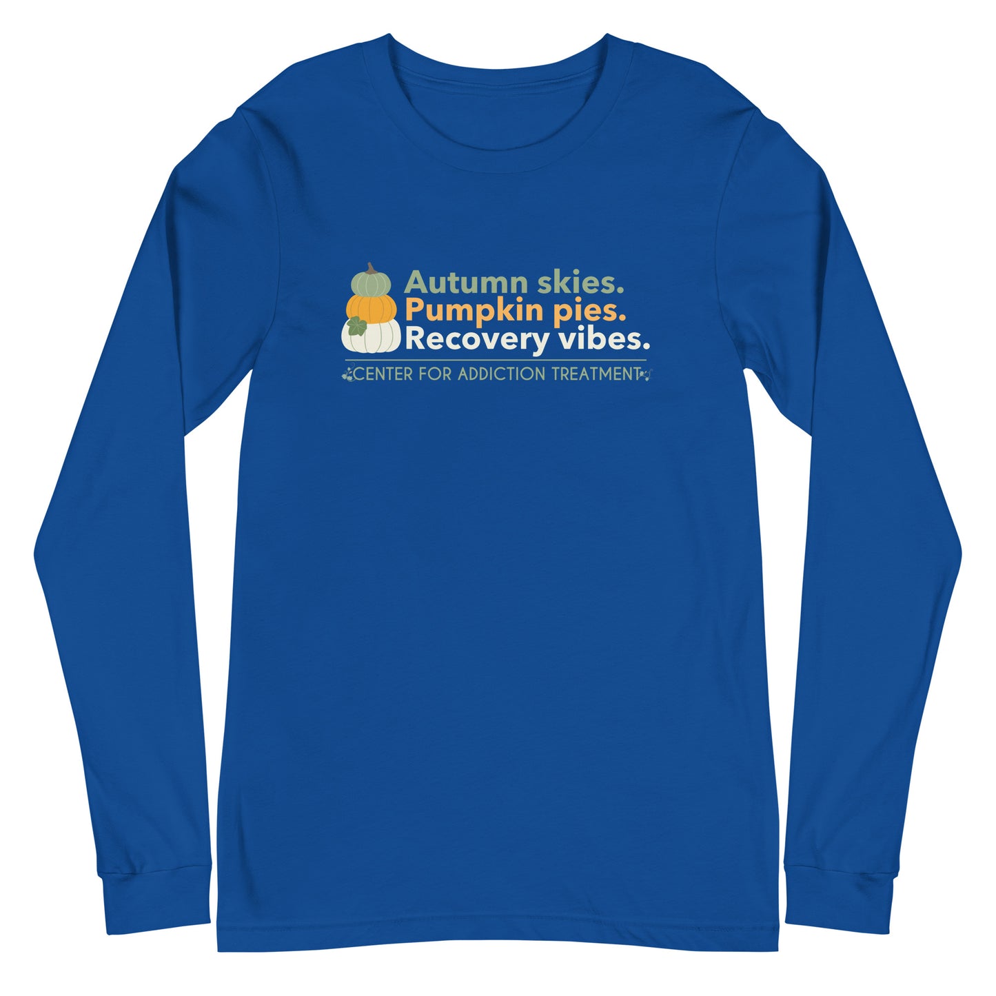 Pumpkin Stack Long Sleeve Tee