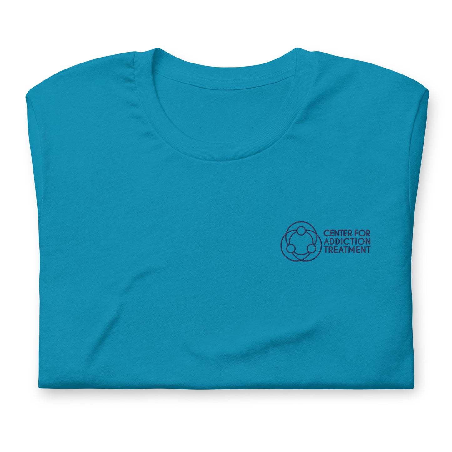 Blue Logo Embroidered Tee
