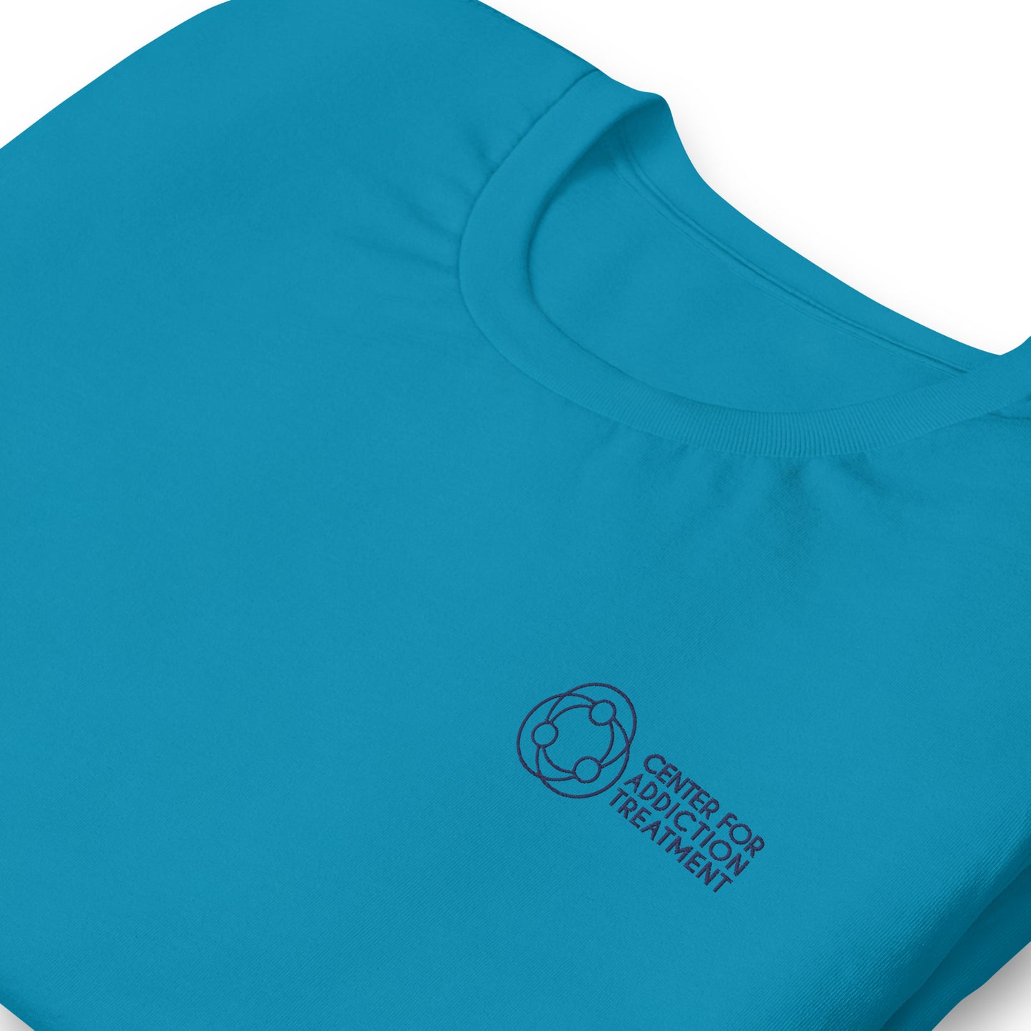 Blue Logo Embroidered Tee