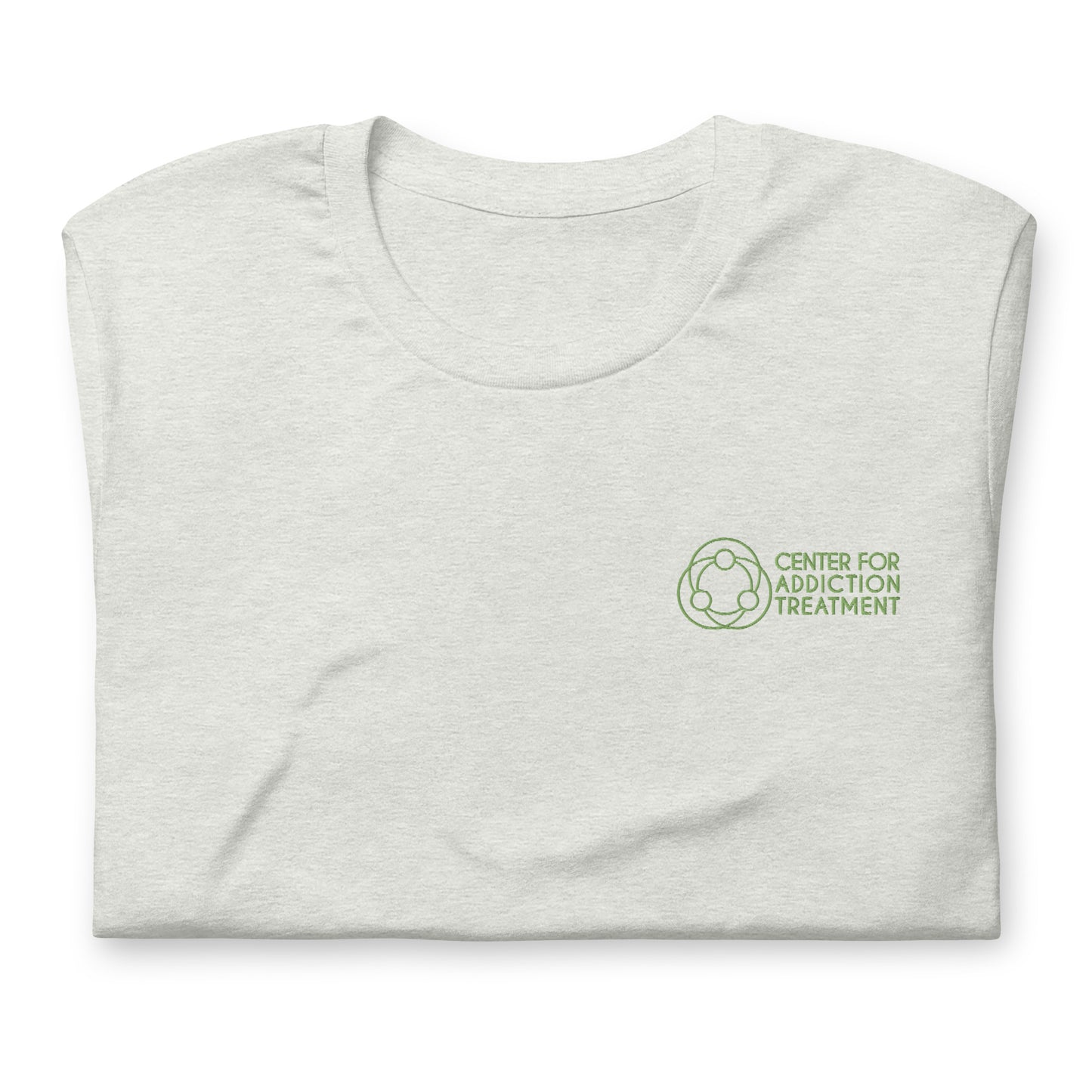 Green Logo Embroidered Tee