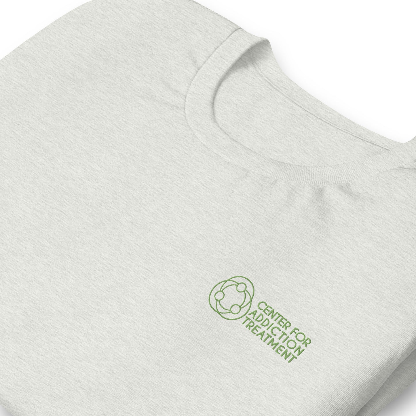 Green Logo Embroidered Tee