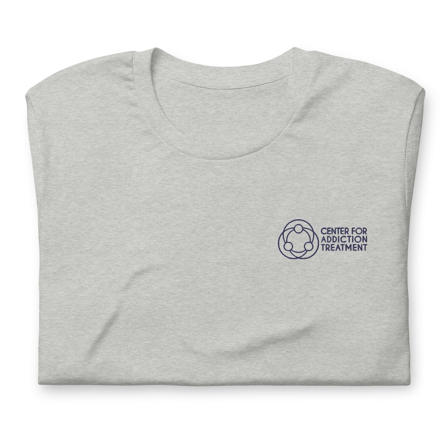 Blue Logo Embroidered Tee