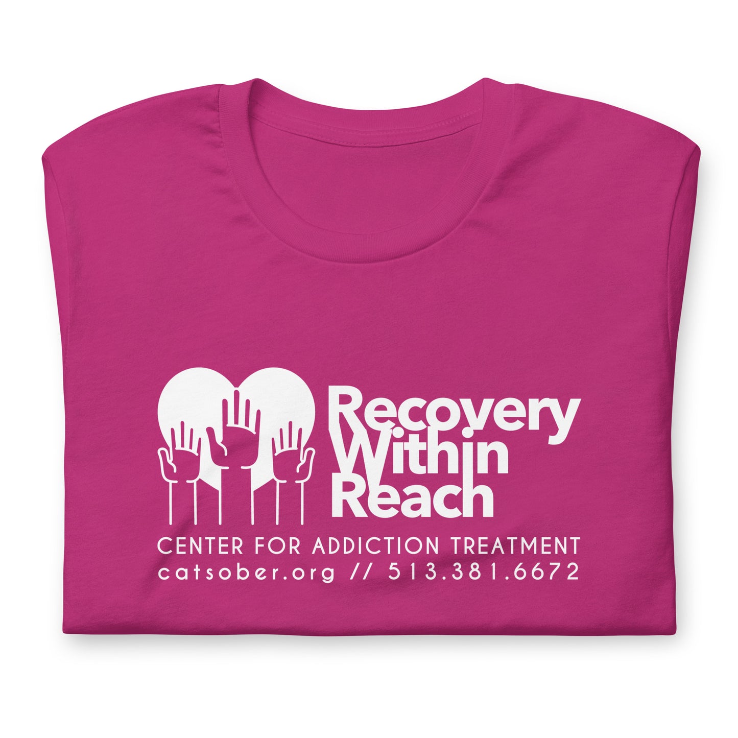 Recovery Within Reach Tee (Light Text Version)