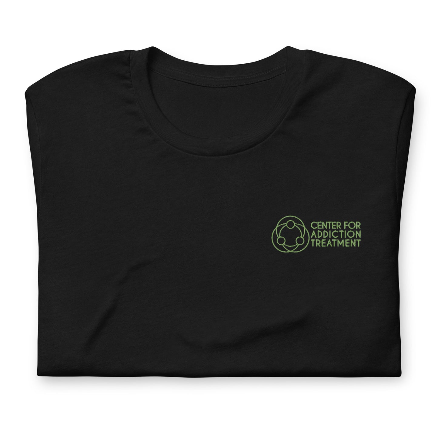 Green Logo Embroidered Tee