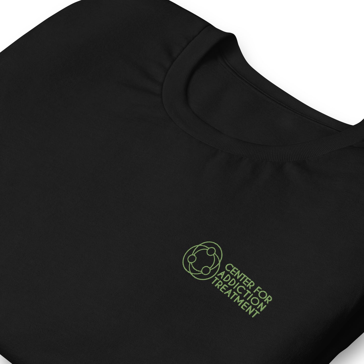 Green Logo Embroidered Tee
