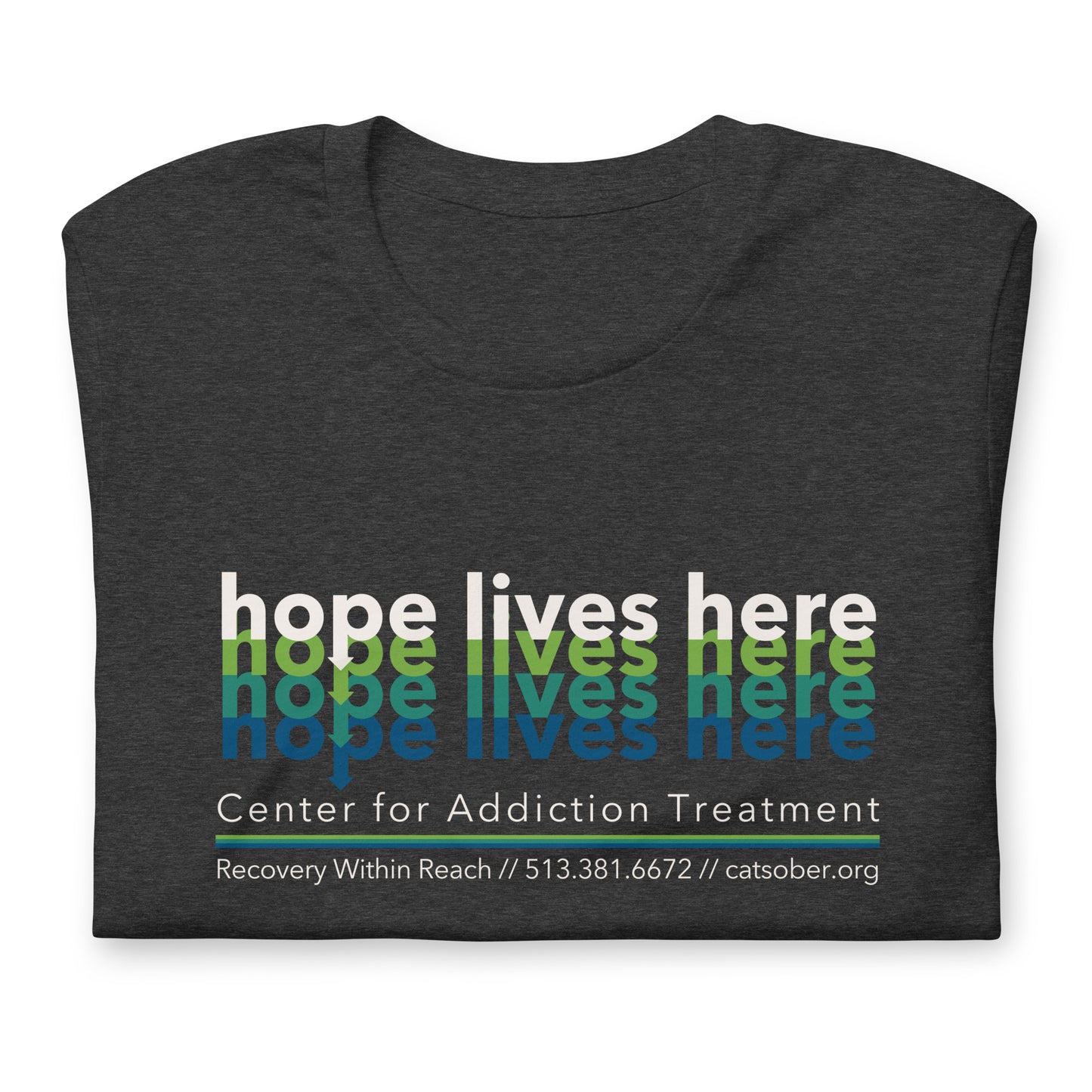 Hope Lives Here Tee (Light Text Version)