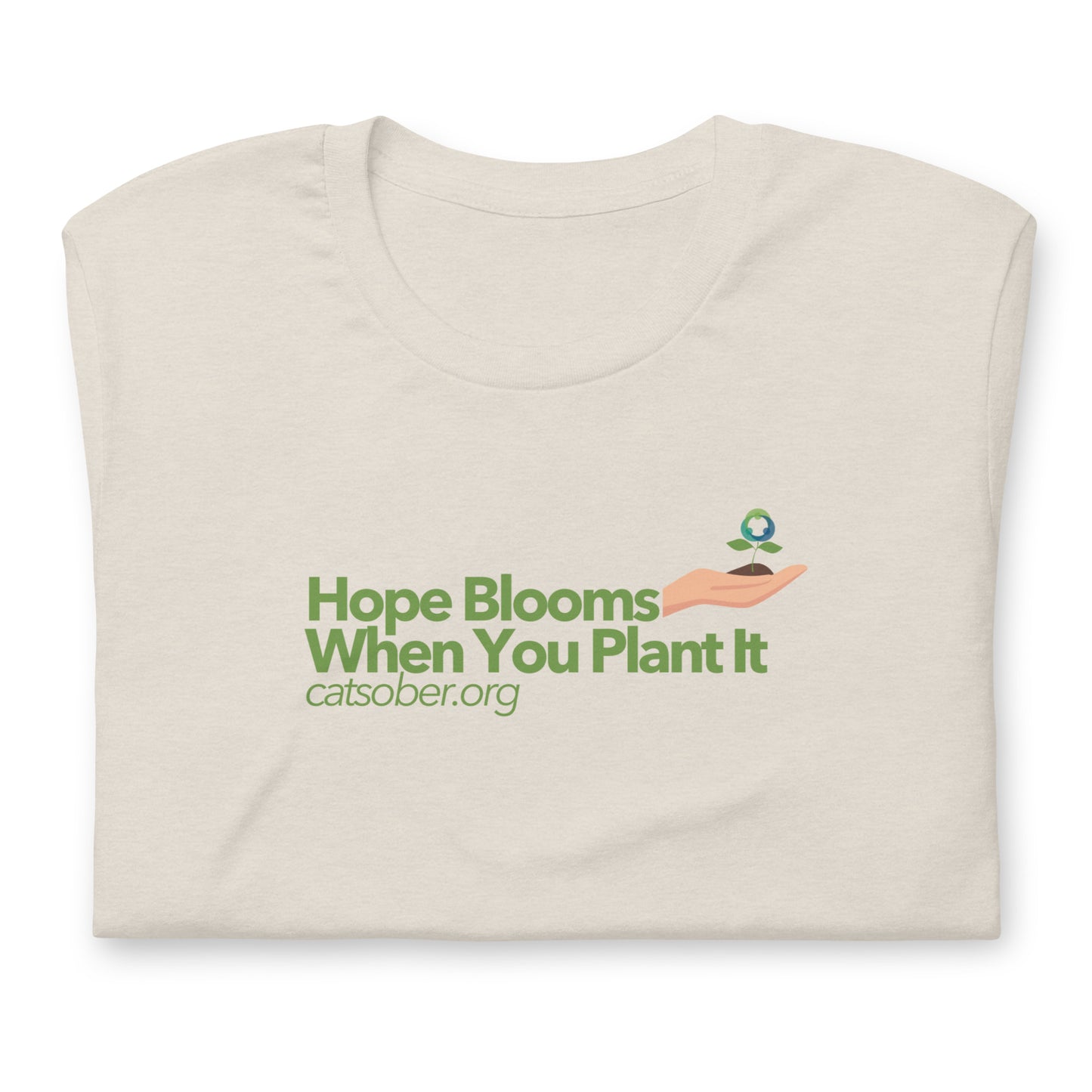 Hand of Hope Tee (Peach Version)