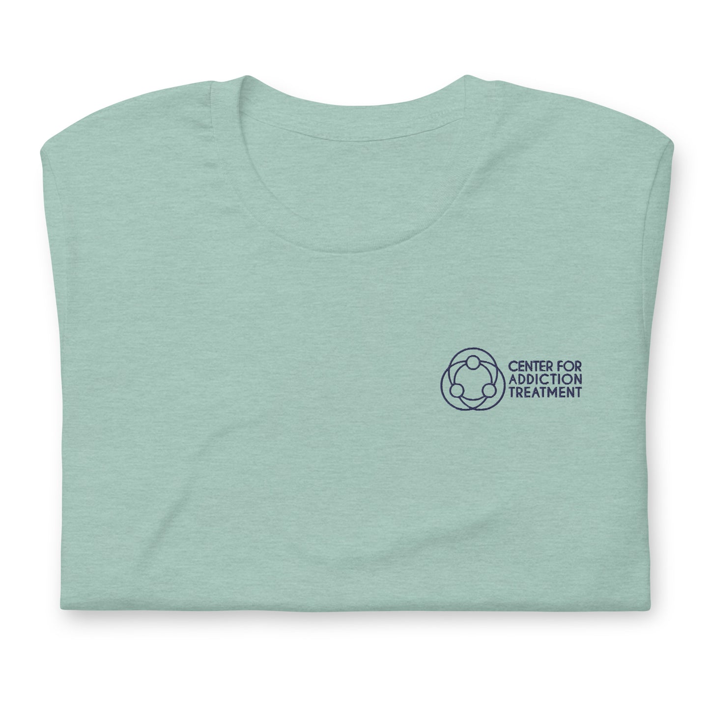 Blue Logo Embroidered Tee