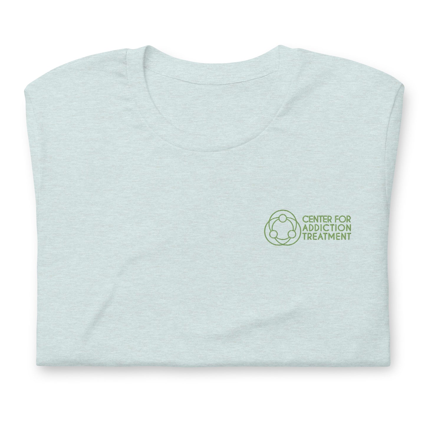 Green Logo Embroidered Tee