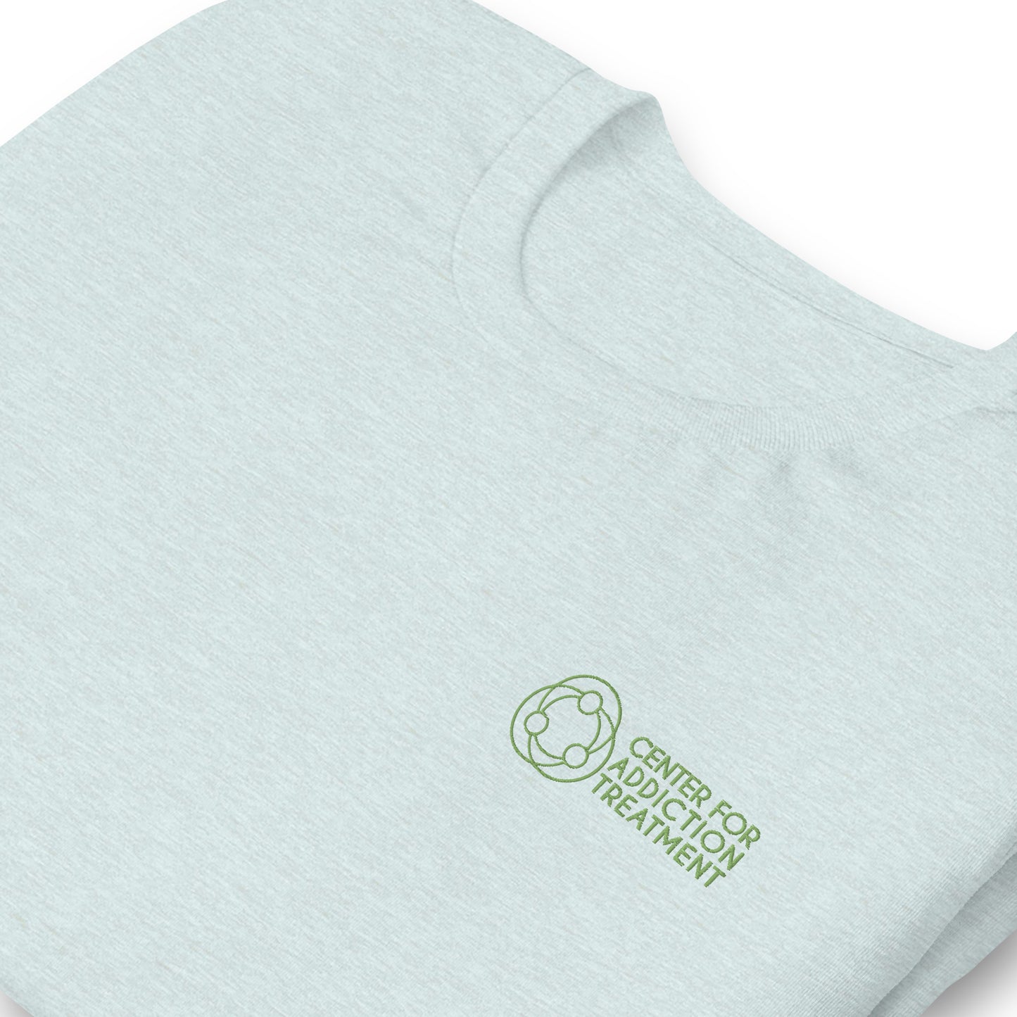 Green Logo Embroidered Tee