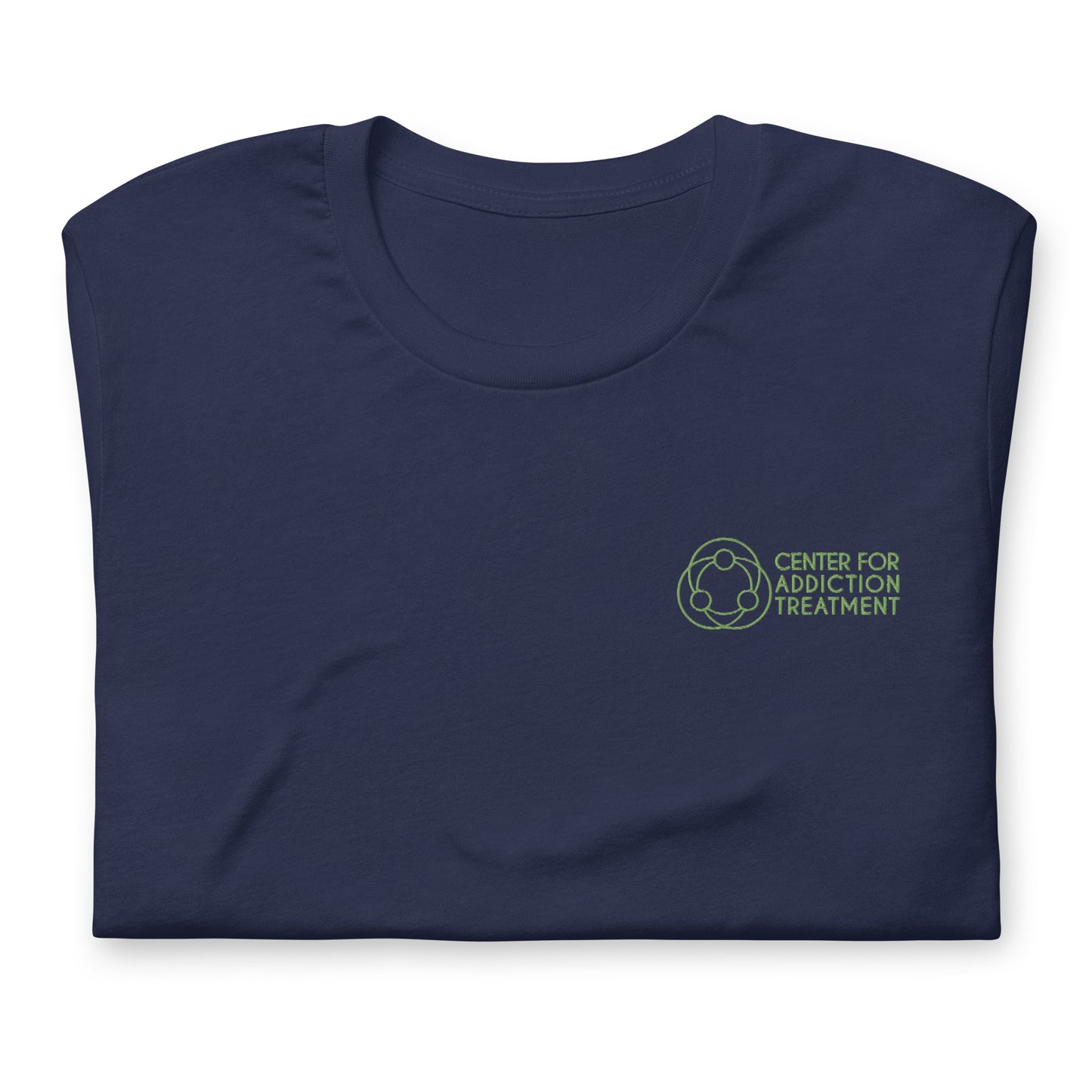 Green Logo Embroidered Tee