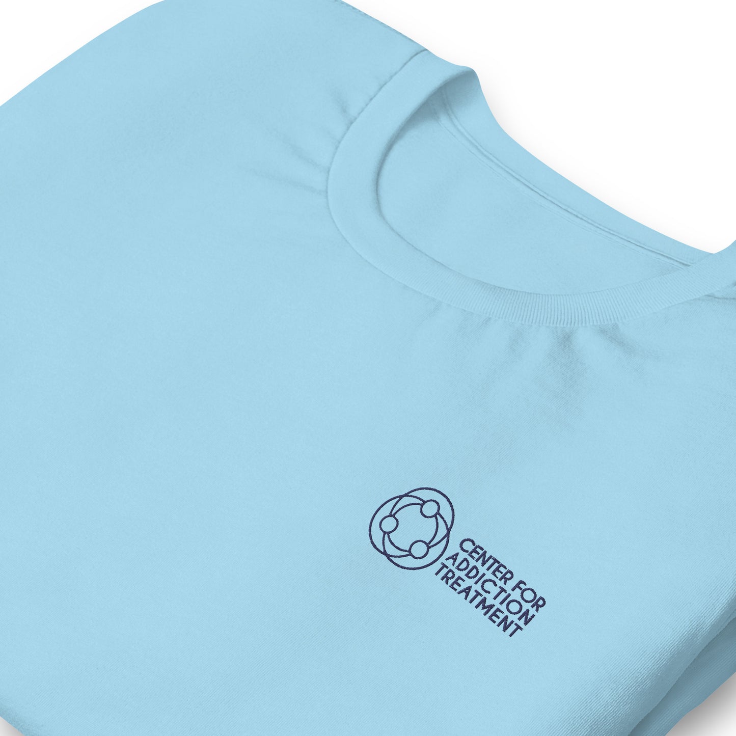 Blue Logo Embroidered Tee